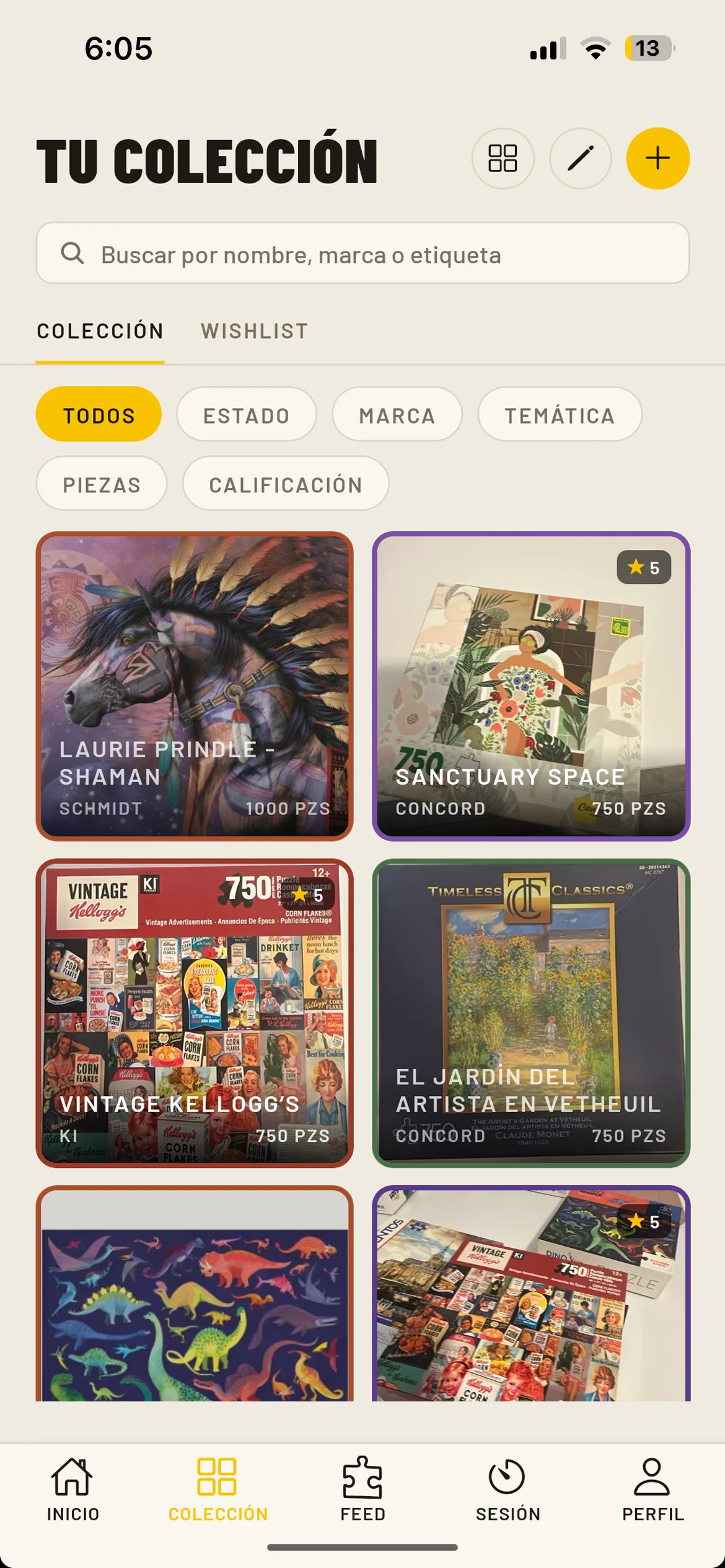 Colección visual