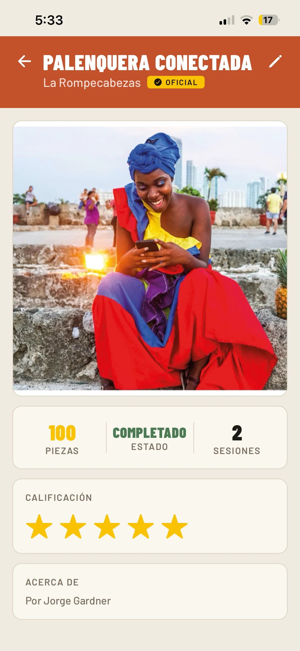 Detalle de cada puzzle