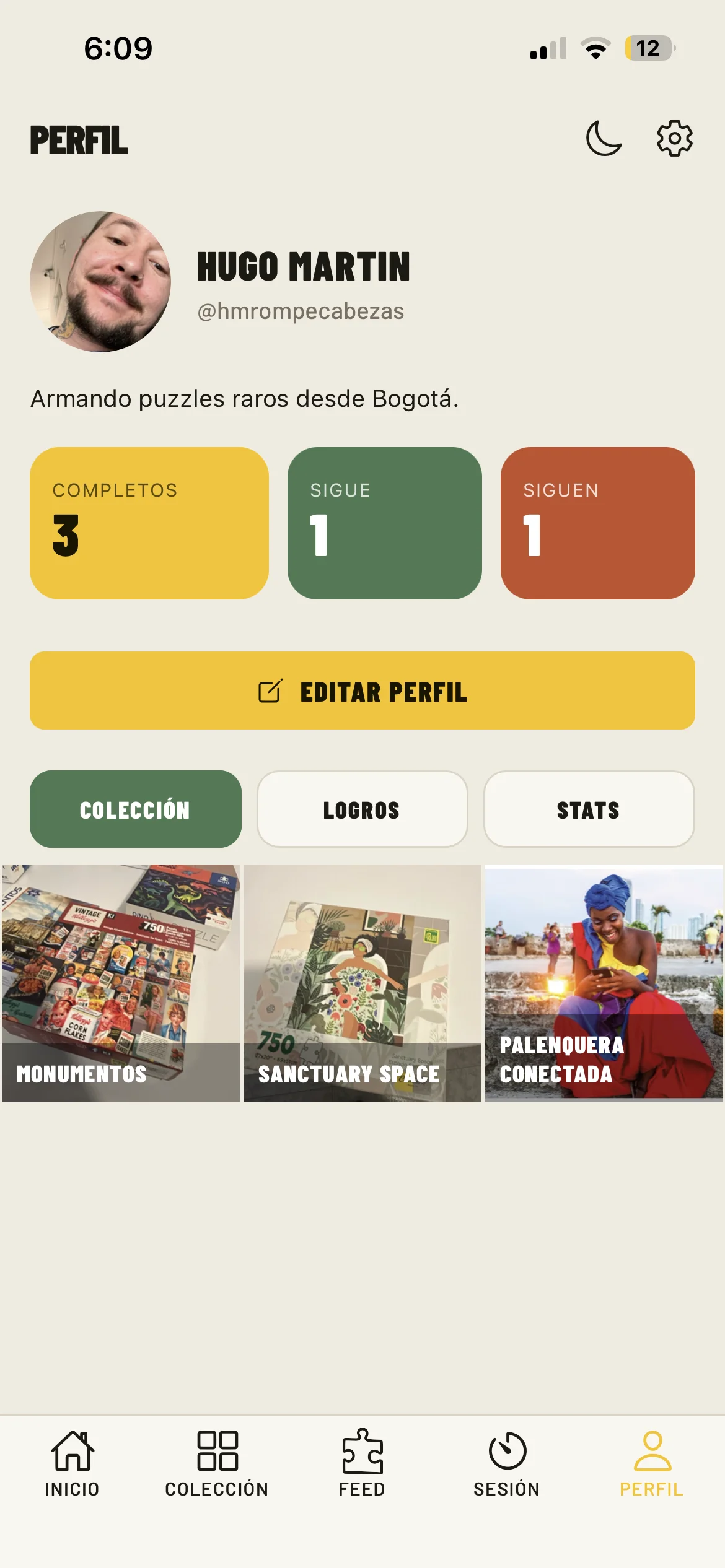 Tu perfil público